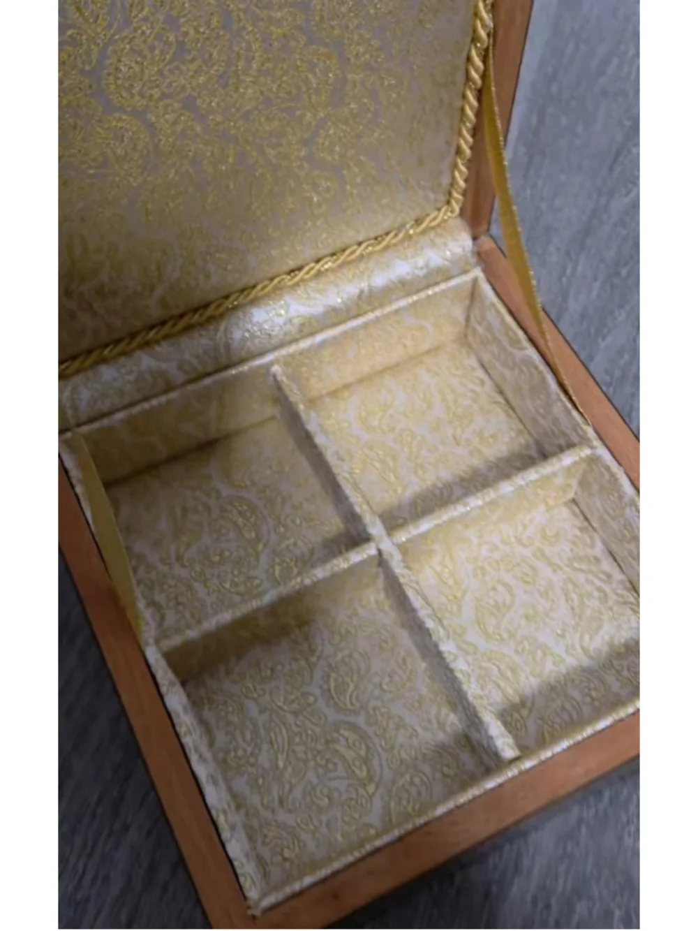 Luxury Handmade Mosaic Wooden Jewelry Box – (video Available)